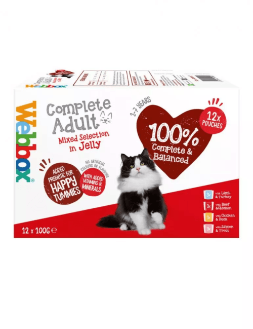 Webbox Cats Delight Mixed Selection in Jelly Wet Food 100g (12/pack)