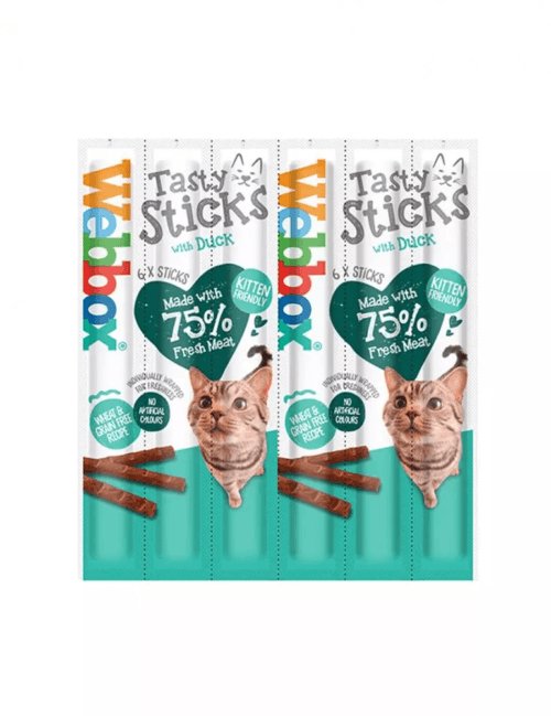 Webbox Tasty Sticks with Duck 6 sticks(2/pack)