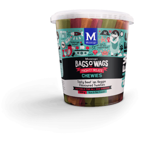 Montego Bags O Wags Beef Veggie Sticks Chewies 500 g